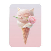 Eiscreme Kitty - Rosy & Dreamy Magnet (Vertikal)