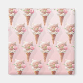 Eiscreme Kitty - Rosy & Dreamy Magnet (Vorne)