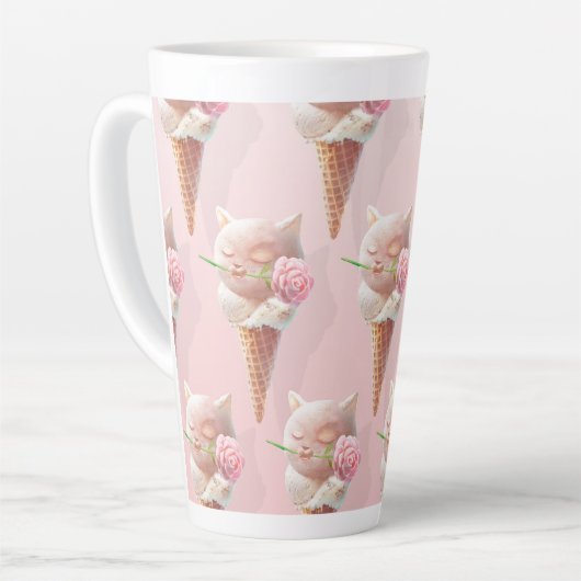 Eiscreme Kitty - Rosy & Dreamy Milchtasse (Linke Ecke)