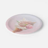 Eiscreme Kitty - Rosy & Dreamy Pappteller (Schrägansicht)