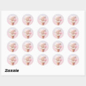 Eiscreme Kitty - Rosy & Dreamy Runder Aufkleber (Blatt)