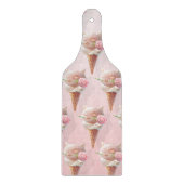 Eiscreme Kitty - Rosy & Dreamy Schneidebrett (Vorderseite)