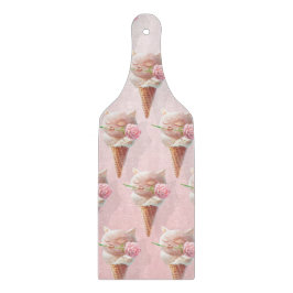 Eiscreme Kitty - Rosy & Dreamy Schneidebrett