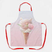 Eiscreme Kitty - Rosy & Dreamy Schürze (Vorderseite)