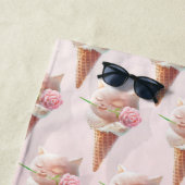 Eiscreme Kitty - Rosy & Dreamy Strandtuch (Beispiel)