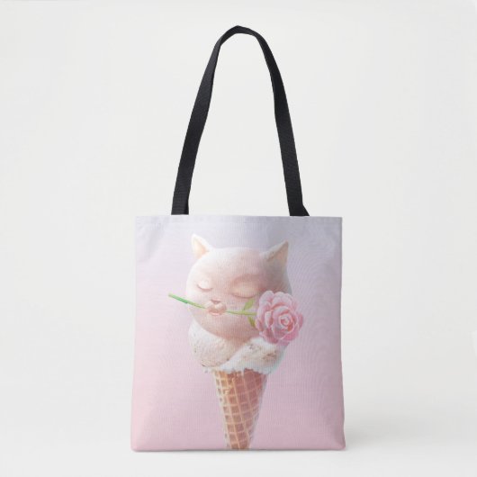Eiscreme Kitty - Rosy & Dreamy Tasche (Vorderseite)