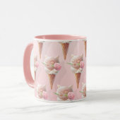 Eiscreme Kitty - Rosy & Dreamy Tasse (Vorderseite Links)