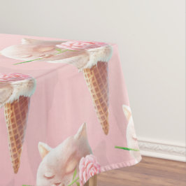 Eiscreme Kitty - Rosy & Dreamy Tischdecke