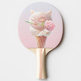 Eiscreme Kitty - Rosy & Dreamy Tischtennis Schläger
