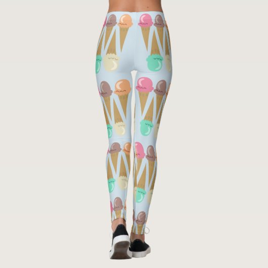 Eiscreme-Knochenzone Leggings (Rückseite)