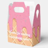 Eiscreme-Kone mit Sprinklen Spaß Geschenkschachtel (Geöffnet)