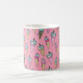 Eiscreme-Kone-Muster Kaffeetasse (Mittel)