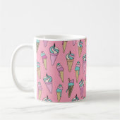 Eiscreme-Kone-Muster Kaffeetasse (Links)