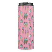 Eiscreme-Kone-Muster Thermosbecher (Rückseite)