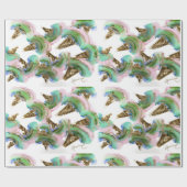 Eiscreme-Kone-Party Lovitude-Geschenk Wraps Geschenkpapier (Flach)