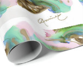 Eiscreme-Kone-Party Lovitude-Geschenk Wraps Geschenkpapier (Rolleneckpunkt)