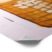 ‚Eiscreme-Kone‘ Poster (Ecke)