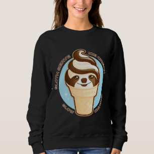 Eiscreme-Kone-Slotpun entspannt Sweatshirt