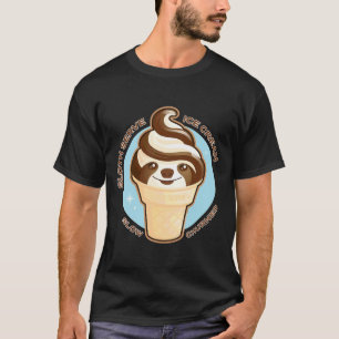 Eiscreme-Kone-Slotpun entspannt T-Shirt