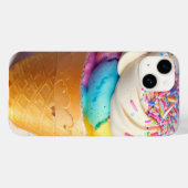Eiscreme-Kone-Sprinklen Case-Mate iPhone Hülle (Rückseite (Horizontal))