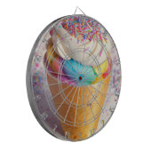 Eiscreme-Kone-Sprinklen Dartscheibe (Vorderseite Links)