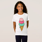 Eiscreme-Kone-T - Shirt (Vorne ganz)