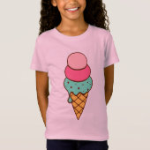 Eiscreme-Kone-T - Shirt (Vorderseite)