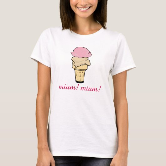 Eiscreme-Kone-T - Shirt (Vorderseite)