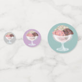 Eiscreme Konfetti (Vorderseiten)