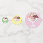 Eiscreme Konfetti (Rückseiten)