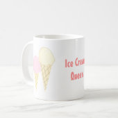 Eiscreme-Königin Kaffeetasse (Vorderseite Links)