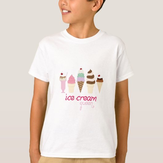 Eiscreme-Königin T-Shirt (Vorderseite)