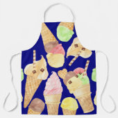 Eiscreme-Konserven Sommerbonbons Waferspass Schürze (Vorderseite)