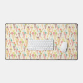 Eiscreme-Kontur Schreibtischunterlage (Tastatur & Maus)