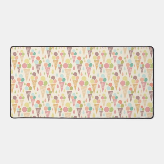 Eiscreme-Kontur Schreibtischunterlage (Vorderseite)