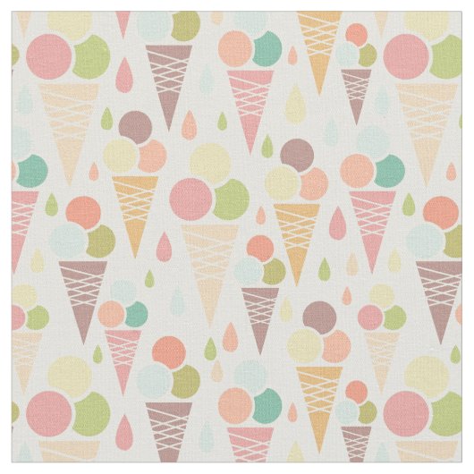 Eiscreme-Kontur Stoff (Nahaufnahme)