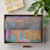 Eiscreme-Konus Pastellfarben Tissue Seidenpapier (Geschenk)