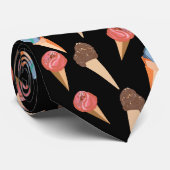 Eiscreme Krawatte (Gerollt)