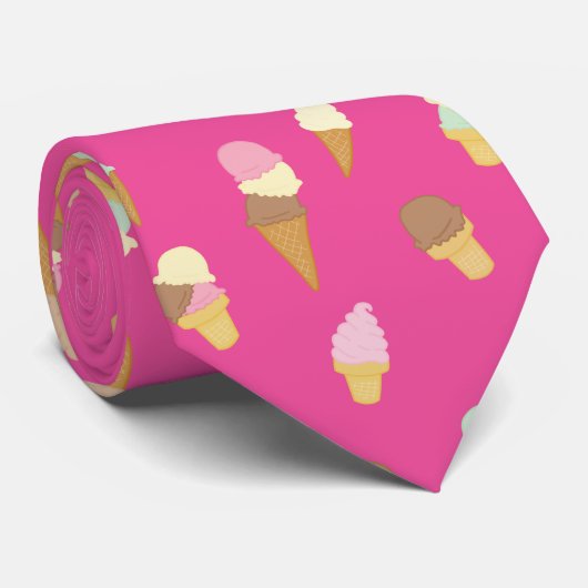 Eiscreme Krawatte (Gerollt)