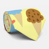 Eiscreme-Krawatte Krawatte (Gerollt)