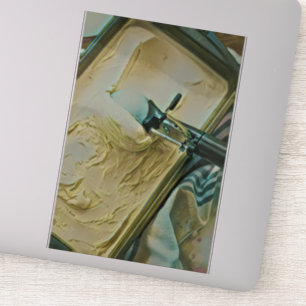 Eiscreme-Kuchen Aufkleber