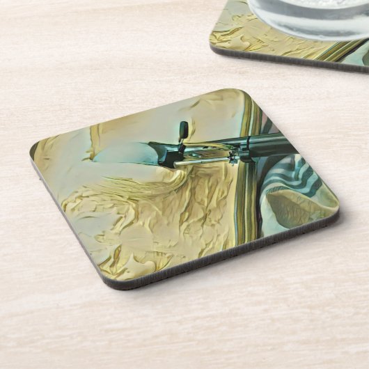 Eiscreme-Kuchen Getränkeuntersetzer (Linke Seite)