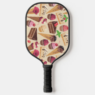 Eiscreme, Kuchen, Kuchen und Käsekuchen Pickleball Schläger