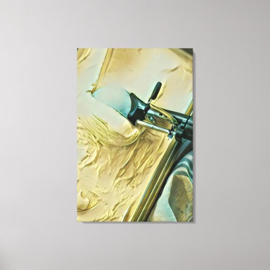 Eiscreme-Kuchen Leinwanddruck (Vorderseite)