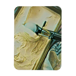 Eiscreme-Kuchen Magnet