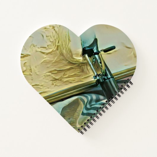 Eiscreme-Kuchen Notizblock (Rückseite)