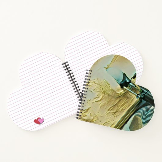 Eiscreme-Kuchen Notizblock (Innenseite)