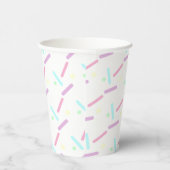 Eiscreme Kuchen Sprinkles Stars Punkte Pappbecher (Rechts)