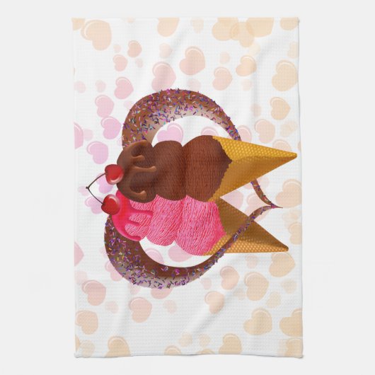 Eiscreme Küchentuch (Vertikal)