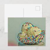 Eiscreme-Kugelsprengsel Postkarte (Vorne/Hinten)